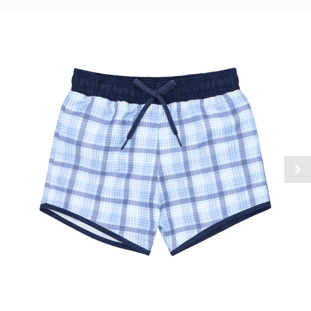 Minnow Swim boys maritime plaid boardie